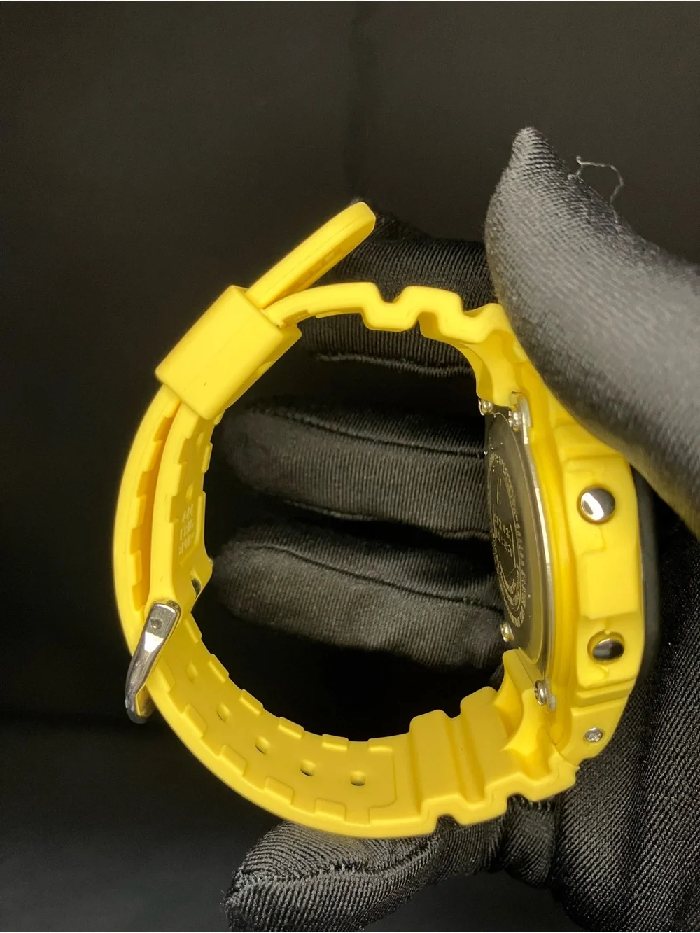 Custom G Shock Yellow and Black Dw5600